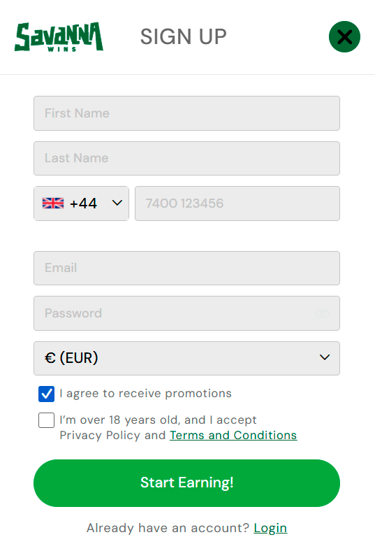 Account Creation